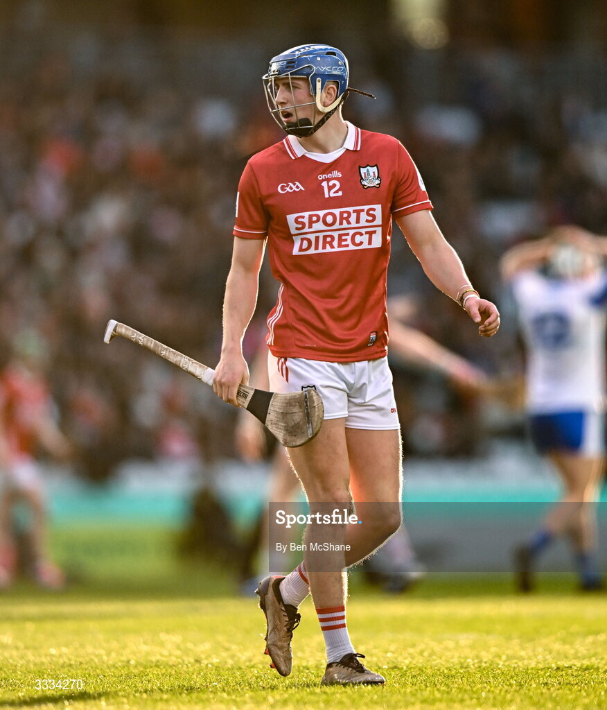 25 January 2026; Diarmuid Healy of Cork during the Allianz Hurling League Division 1A match between Cork and Waterford at SuperValu Páirc Uí Chaoimh in Cork. Photo by Ben McShane/Sportsfile