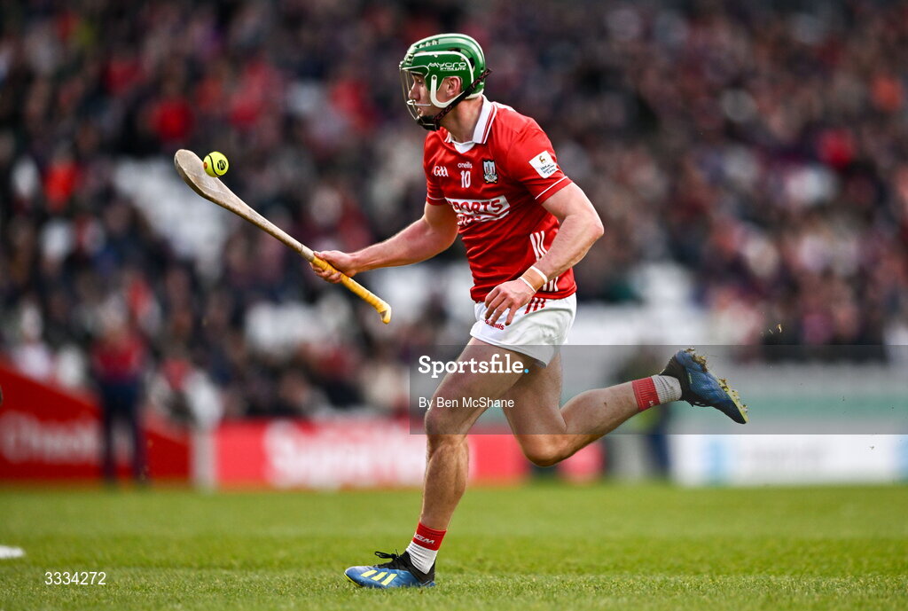 25 January 2026; Brian Roche of Cork during the Allianz Hurling League Division 1A match between Cork and Waterford at SuperValu Páirc Uí Chaoimh in Cork. Photo by Ben McShane/Sportsfile