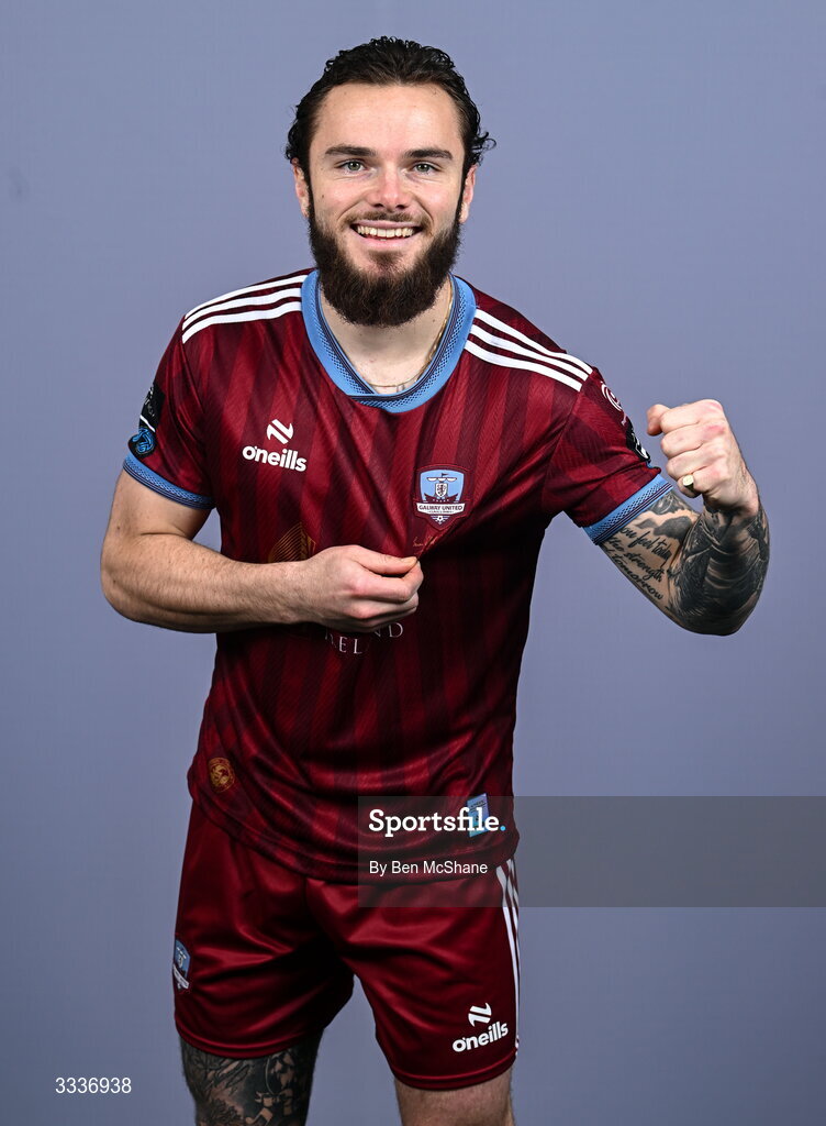 31 January 2026; Nicolas Fleuriau Chateau during a Galway United squad portraits session at Galway United FC Shop in Galway. Photo by Ben McShane/Sportsfile