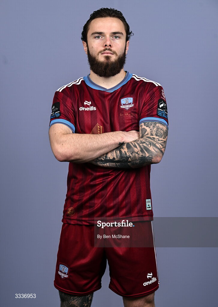 31 January 2026; Nicolas Fleuriau Chateau during a Galway United squad portraits session at Galway United FC Shop in Galway. Photo by Ben McShane/Sportsfile