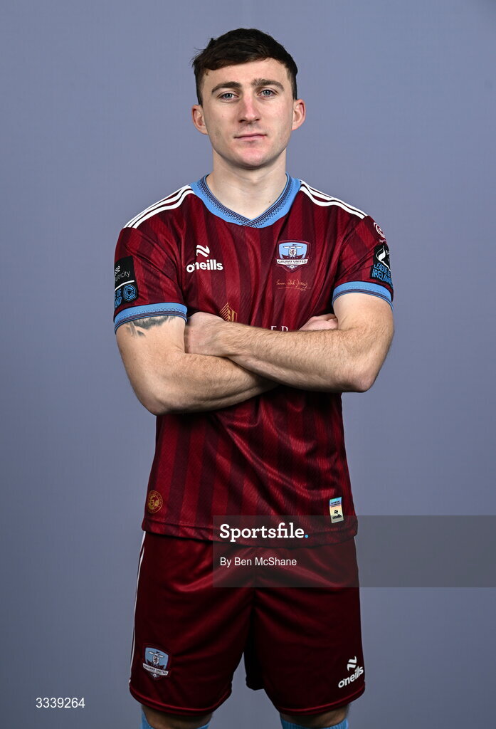 31 January 2026; Ed McCarthy during a Galway United squad portraits session at Galway United FC Shop in Galway. Photo by Ben McShane/Sportsfile