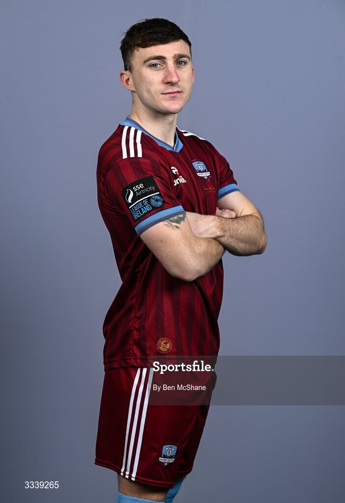 31 January 2026; Ed McCarthy during a Galway United squad portraits session at Galway United FC Shop in Galway. Photo by Ben McShane/Sportsfile