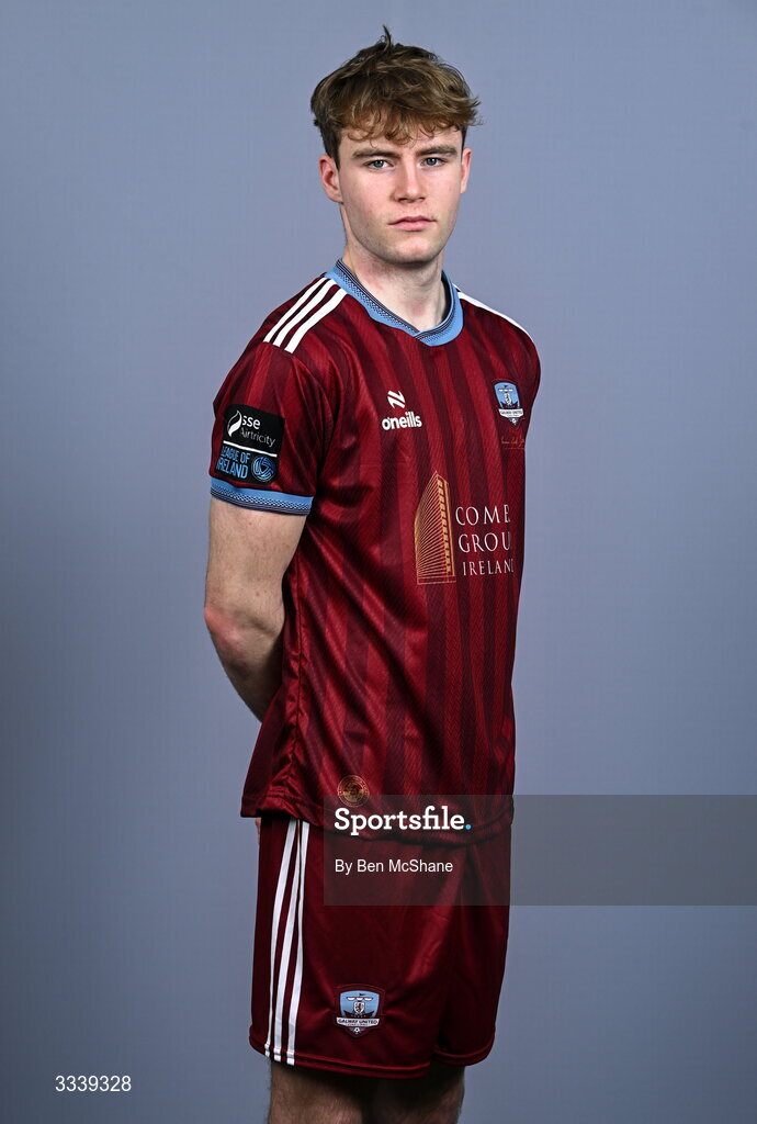 31 January 2026; Billy Regan during a Galway United squad portraits session at Galway United FC Shop in Galway. Photo by Ben McShane/Sportsfile