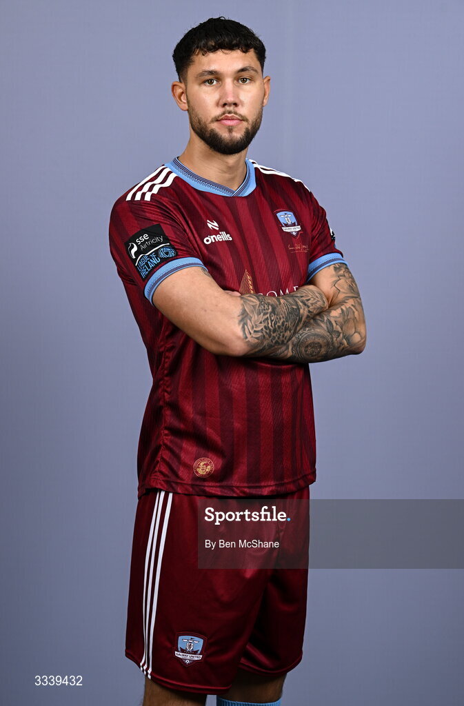 31 January 2026; Matthew Wolfe during a Galway United squad portraits session at Galway United FC Shop in Galway. Photo by Ben McShane/Sportsfile