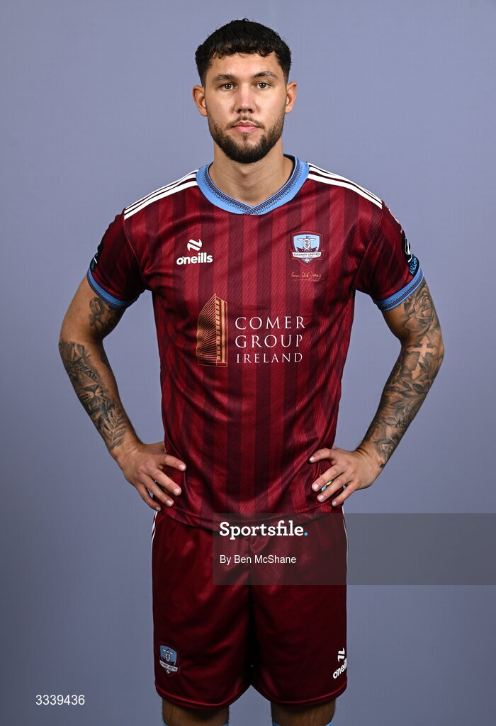 31 January 2026; Matthew Wolfe during a Galway United squad portraits session at Galway United FC Shop in Galway. Photo by Ben McShane/Sportsfile