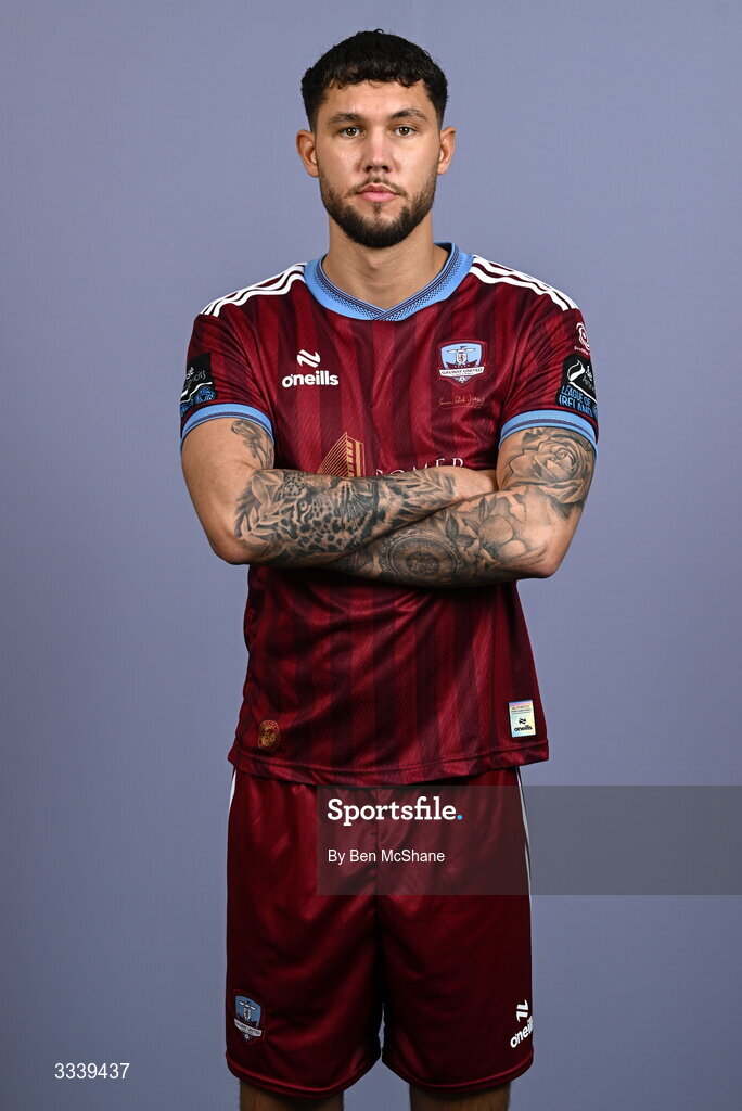 31 January 2026; Matthew Wolfe during a Galway United squad portraits session at Galway United FC Shop in Galway. Photo by Ben McShane/Sportsfile