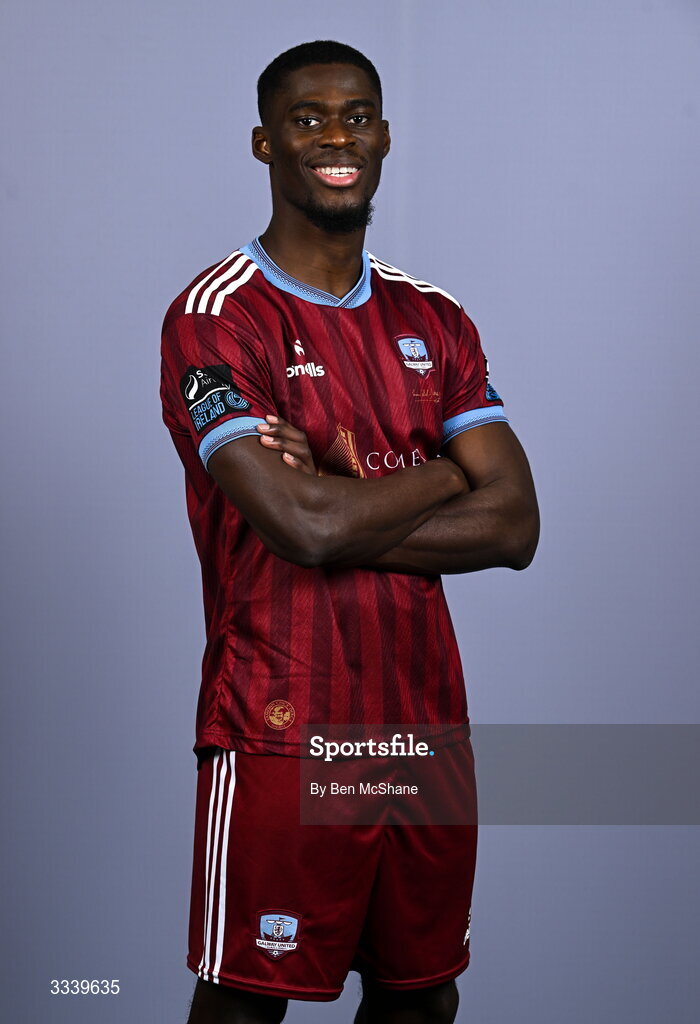 31 January 2026; Wasiri Williams during a Galway United squad portraits session at Galway United FC Shop in Galway. Photo by Ben McShane/Sportsfile