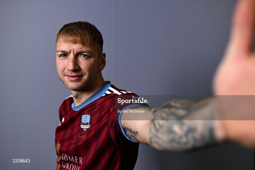 31 January 2026; Stephen Walsh during a Galway United squad portraits session at Galway United FC Shop in Galway. Photo by Ben McShane/Sportsfile