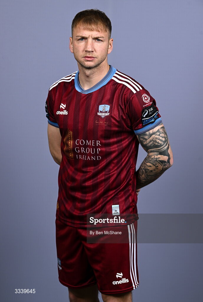 31 January 2026; Stephen Walsh during a Galway United squad portraits session at Galway United FC Shop in Galway. Photo by Ben McShane/Sportsfile