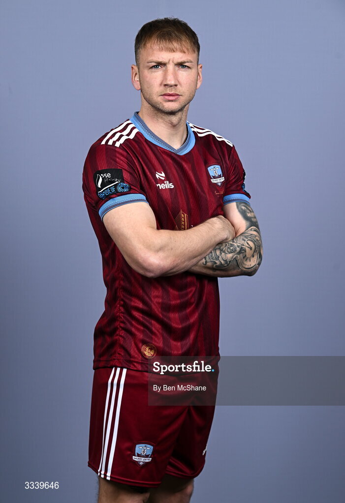 31 January 2026; Stephen Walsh during a Galway United squad portraits session at Galway United FC Shop in Galway. Photo by Ben McShane/Sportsfile