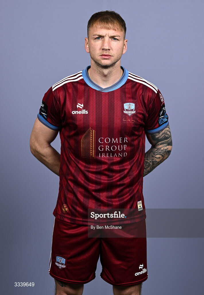 31 January 2026; Stephen Walsh during a Galway United squad portraits session at Galway United FC Shop in Galway. Photo by Ben McShane/Sportsfile