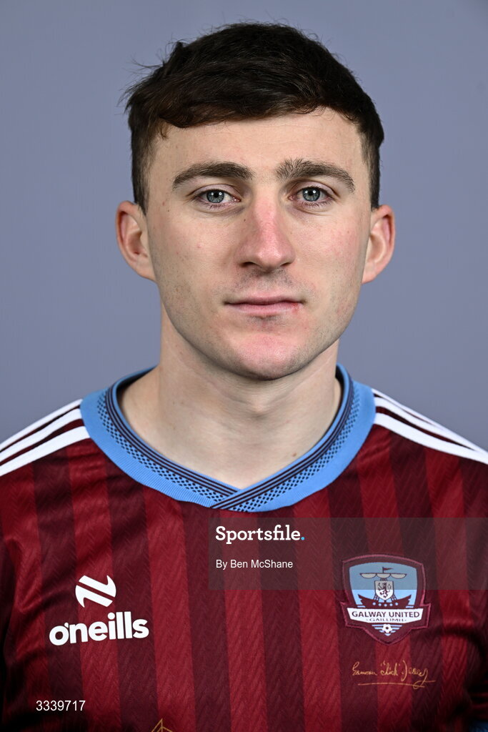 31 January 2026; Ed McCarthy during a Galway United squad portraits session at Galway United FC Shop in Galway. Photo by Ben McShane/Sportsfile