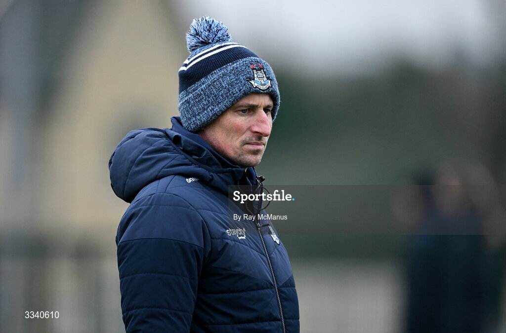 2 February 2026; Derek Murray of Dublin before the Lidl Ladies National Football League Division 1 Round 2 match between Meath and Dublin at St Patrick’s GFC in Stamullen, Meath. Photo by Ray McManus/Sportsfile