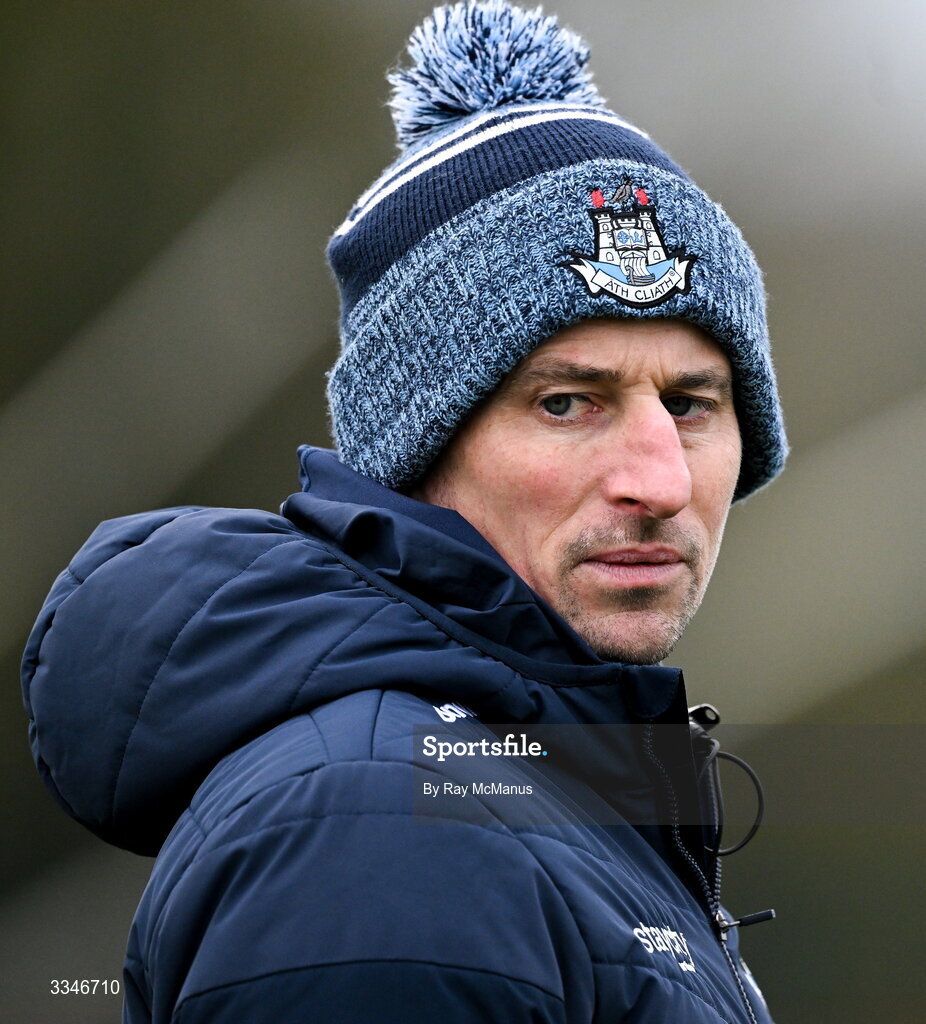 2 February 2026; Derek Murray of Dublin before the Lidl Ladies National Football League Division 1 Round 2 match between Meath and Dublin at St Patrick’s GFC in Stamullen, Meath. Photo by Ray McManus/Sportsfile