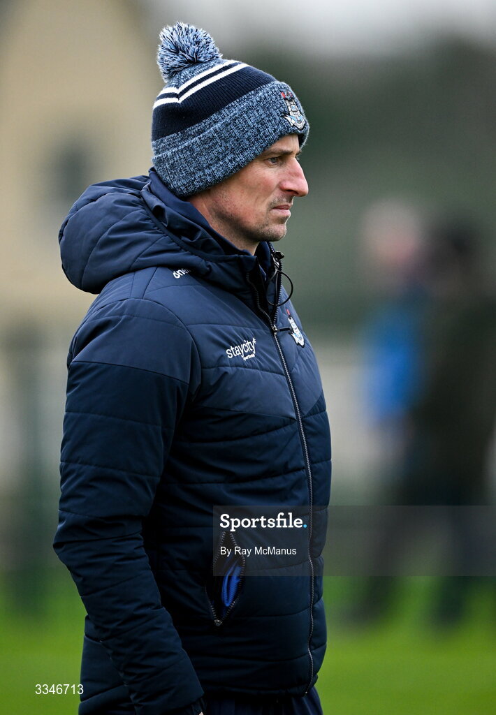 2 February 2026; Derek Murray of Dublin before the Lidl Ladies National Football League Division 1 Round 2 match between Meath and Dublin at St Patrick’s GFC in Stamullen, Meath. Photo by Ray McManus/Sportsfile