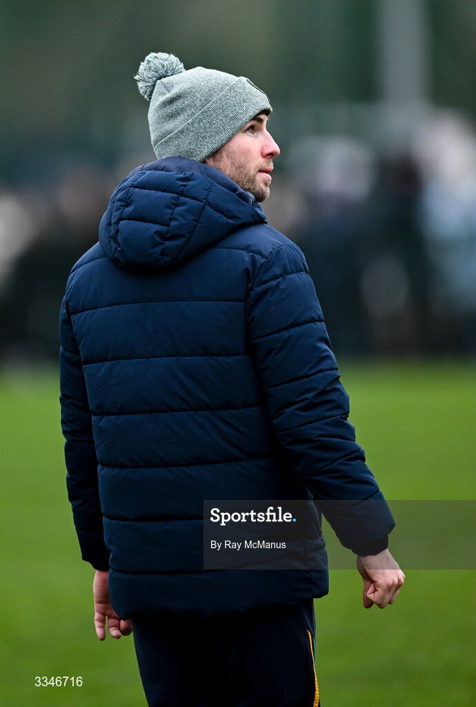 2 February 2026; Meath manager Wayne Freeman before the Lidl Ladies National Football League Division 1 Round 2 match between Meath and Dublin at St Patrick’s GFC in Stamullen, Meath. Photo by Ray McManus/Sportsfile