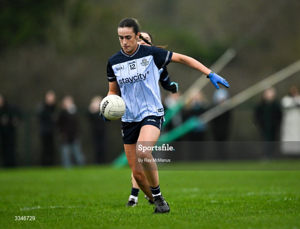 2 February 2026; Kate Donaghy of Dublin during the Lidl Ladies National Football League Division 1 Round 2 match between Meath and Dublin at St Patrick’s GFC in Stamullen, Meath. Photo by Ray McManus/Sportsfile