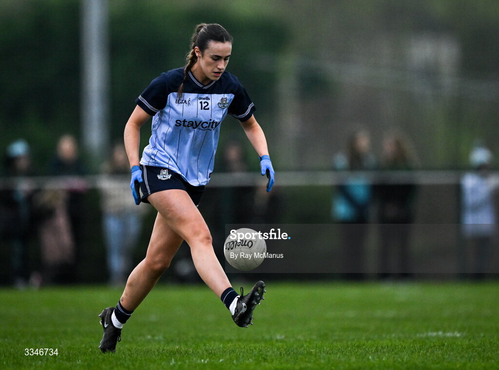 2 February 2026; Kate Donaghy of Dublin during the Lidl Ladies National Football League Division 1 Round 2 match between Meath and Dublin at St Patrick’s GFC in Stamullen, Meath. Photo by Ray McManus/Sportsfile