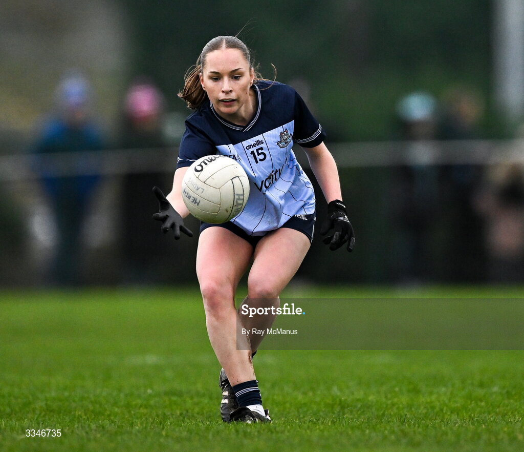 2 February 2026; Elsa Kearney of Dublin during the Lidl Ladies National Football League Division 1 Round 2 match between Meath and Dublin at St Patrick’s GFC in Stamullen, Meath. Photo by Ray McManus/Sportsfile