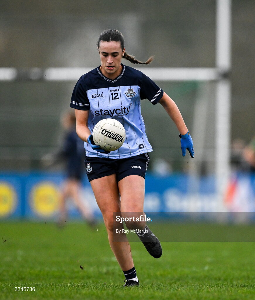2 February 2026; Kate Donaghy of Dublin during the Lidl Ladies National Football League Division 1 Round 2 match between Meath and Dublin at St Patrick’s GFC in Stamullen, Meath. Photo by Ray McManus/Sportsfile