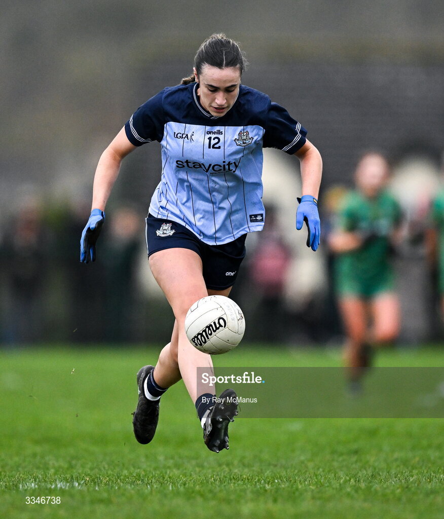 2 February 2026; Kate Donaghy of Dublin during the Lidl Ladies National Football League Division 1 Round 2 match between Meath and Dublin at St Patrick’s GFC in Stamullen, Meath. Photo by Ray McManus/Sportsfile