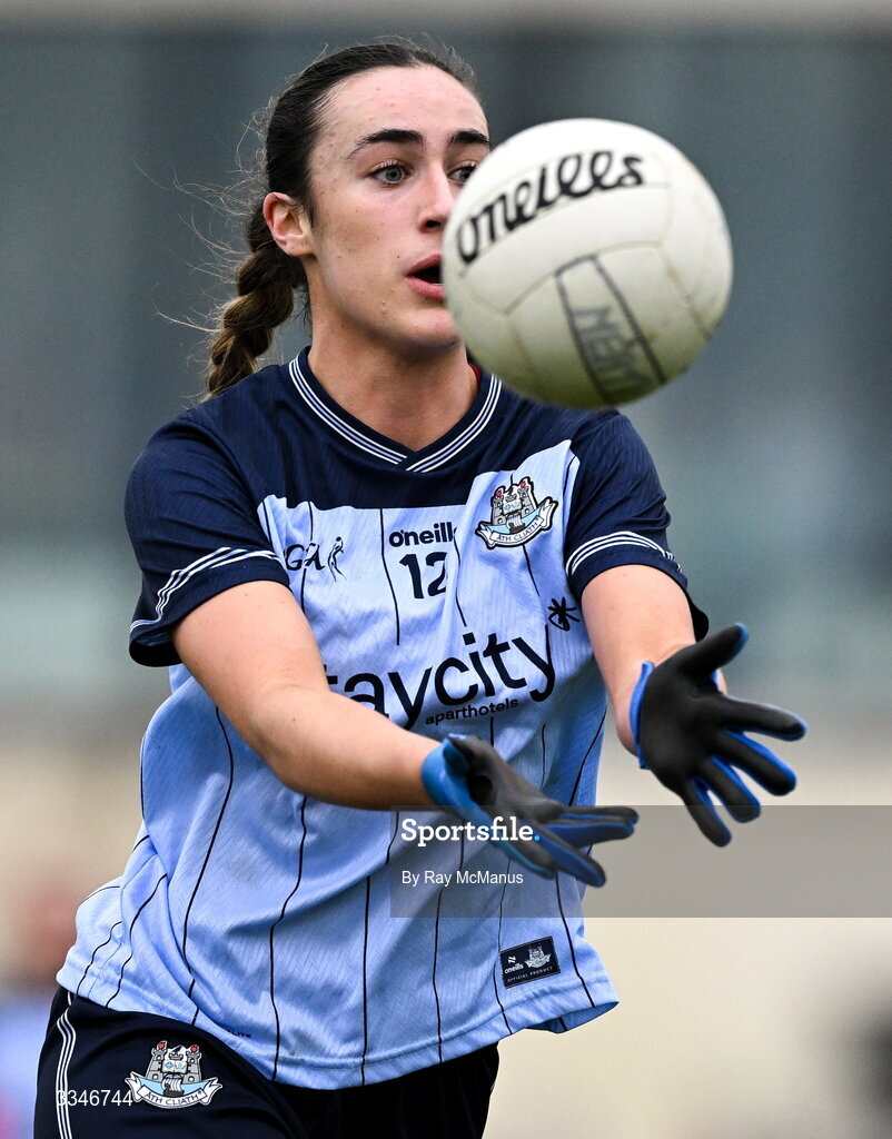 2 February 2026; Kate Donaghy of Dublin during the Lidl Ladies National Football League Division 1 Round 2 match between Meath and Dublin at St Patrick’s GFC in Stamullen, Meath. Photo by Ray McManus/Sportsfile