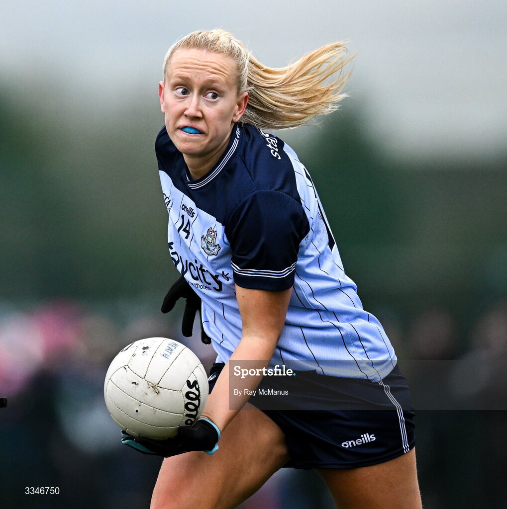 2 February 2026; Jodi Egan of Dublin during the Lidl Ladies National Football League Division 1 Round 2 match between Meath and Dublin at St Patrick’s GFC in Stamullen, Meath. Photo by Ray McManus/Sportsfile