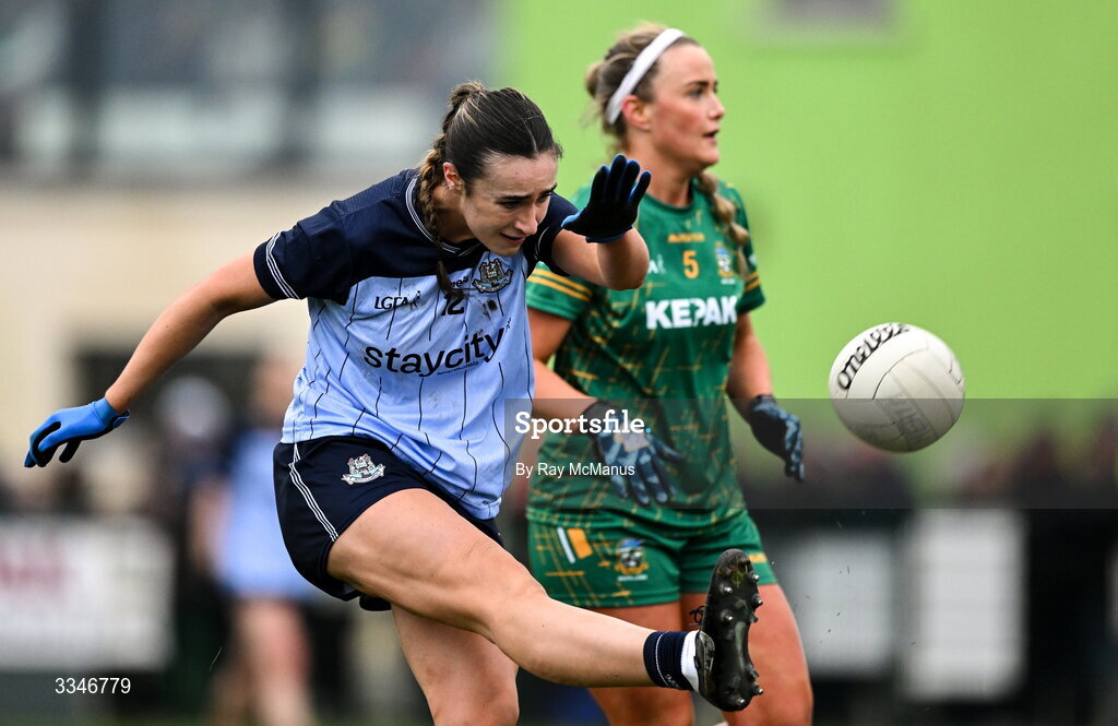 2 February 2026; Kate Donaghy of Dublin during the Lidl Ladies National Football League Division 1 Round 2 match between Meath and Dublin at St Patrick’s GFC in Stamullen, Meath. Photo by Ray McManus/Sportsfile