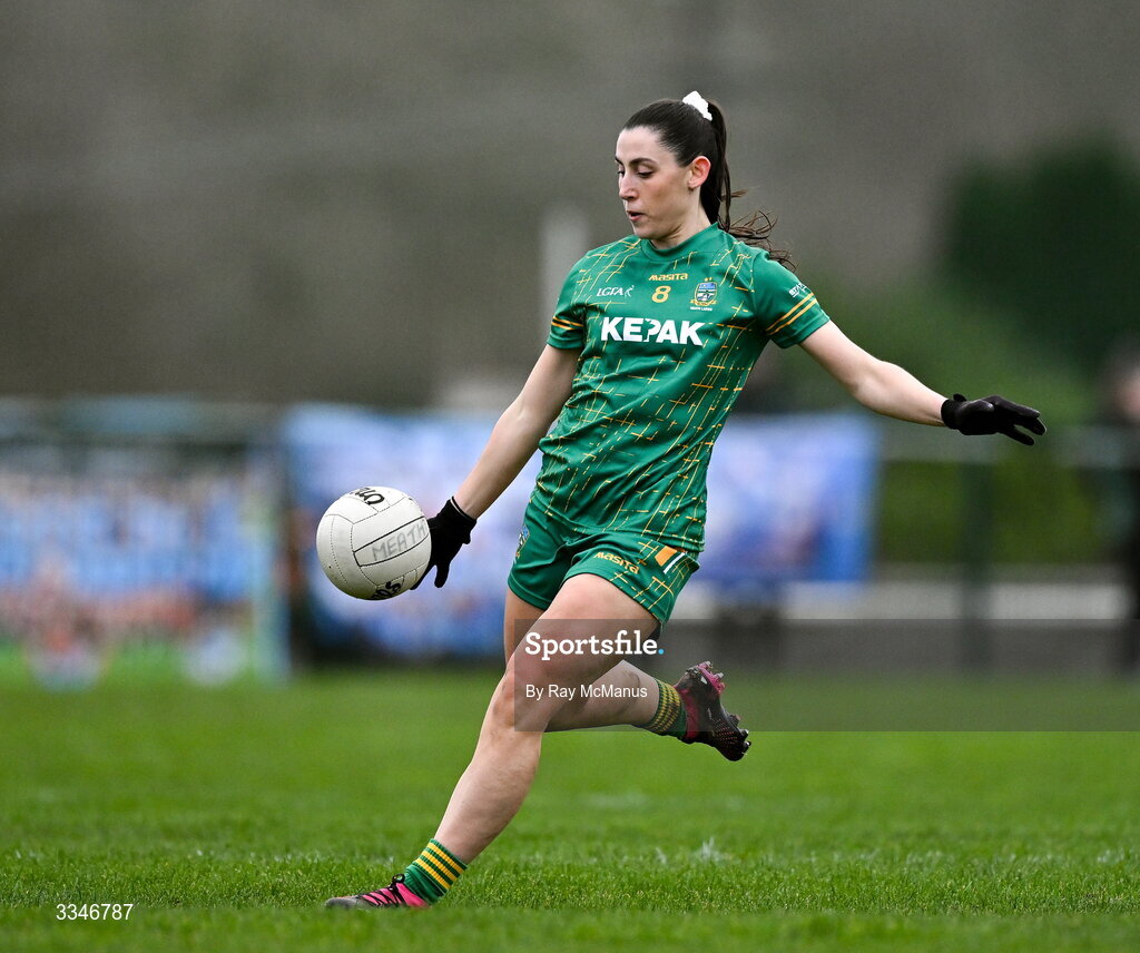 2 February 2026; Orlaith Sheehy of Meath during the Lidl Ladies National Football League Division 1 Round 2 match between Meath and Dublin at St Patrick’s GFC in Stamullen, Meath. Photo by Ray McManus/Sportsfile