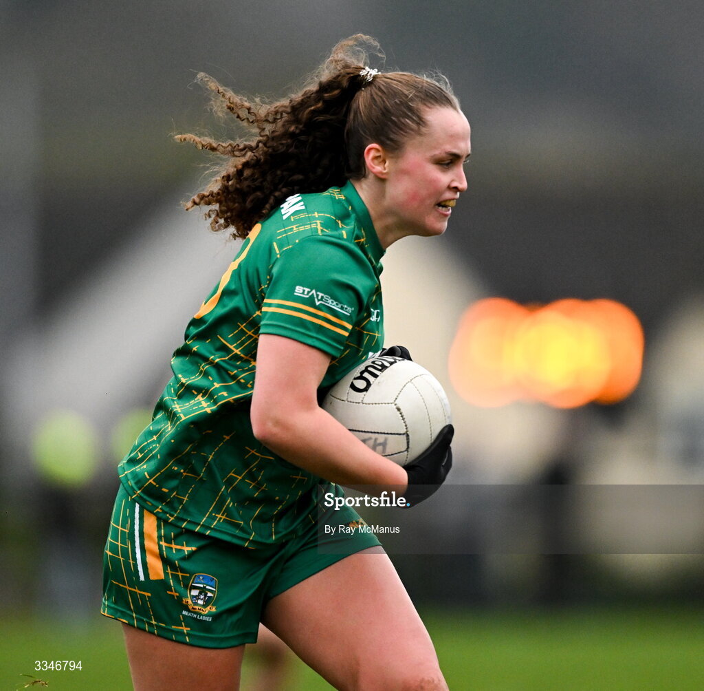 2 February 2026; Emma Duggan of Meath during the Lidl Ladies National Football League Division 1 Round 2 match between Meath and Dublin at St Patrick’s GFC in Stamullen, Meath. Photo by Ray McManus/Sportsfile