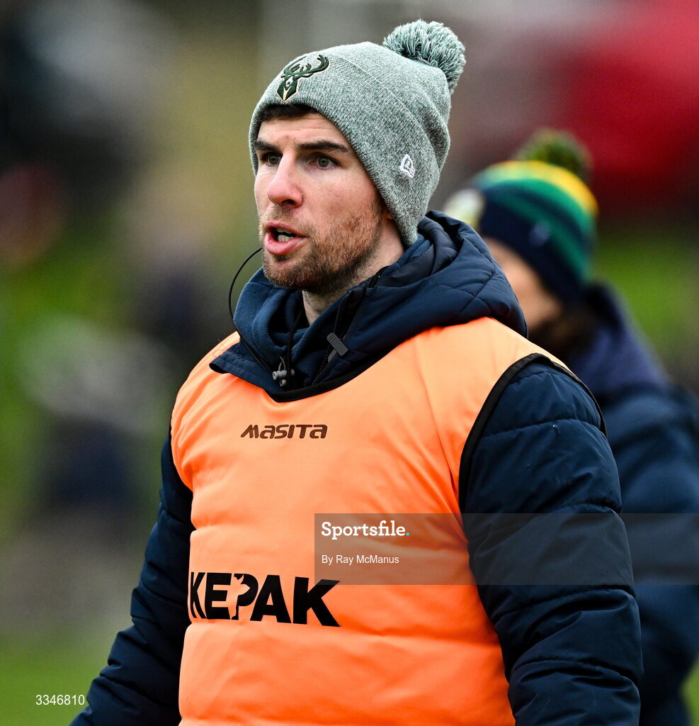 2 February 2026; Meath manager Wayne Freeman during the Lidl Ladies National Football League Division 1 Round 2 match between Meath and Dublin at St Patrick’s GFC in Stamullen, Meath. Photo by Ray McManus/Sportsfile