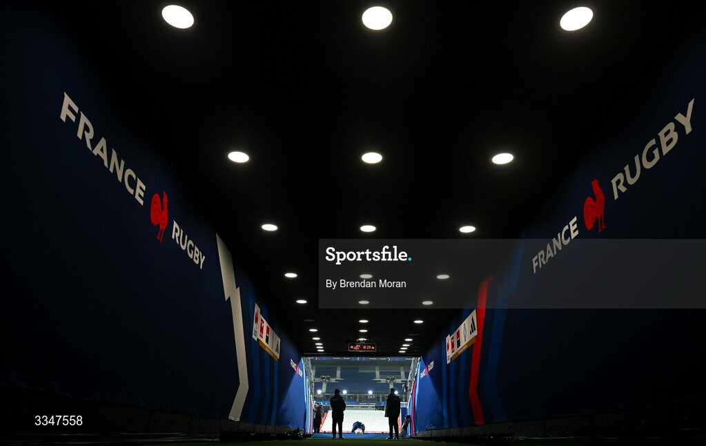 5 February 2026; A general view before the Guinness 6 Nations Rugby Championship match between France and Ireland at Stade de France in Paris, France. Photo by Brendan Moran/Sportsfile