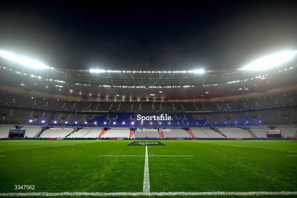 5 February 2026; A general view before the Guinness 6 Nations Rugby Championship match between France and Ireland at Stade de France in Paris, France. Photo by Brendan Moran/Sportsfile