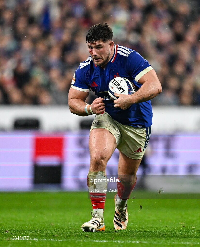 5 February 2026; Julien Marchand of France during the Guinness 6 Nations Rugby Championship match between France and Ireland at Stade de France in Paris, France. Photo by Ramsey Cardy/Sportsfile