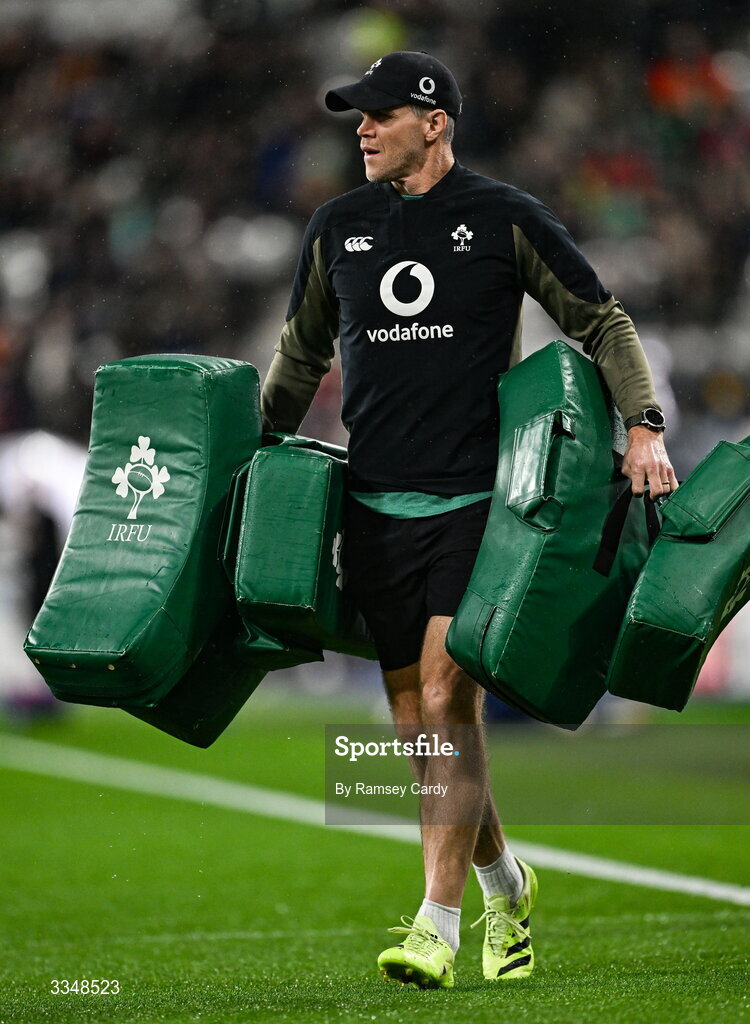 5 February 2026; Ireland assistant coach Simon Easterby before the Guinness 6 Nations Rugby Championship match between France and Ireland at Stade de France in Paris, France. Photo by Ramsey Cardy/Sportsfile