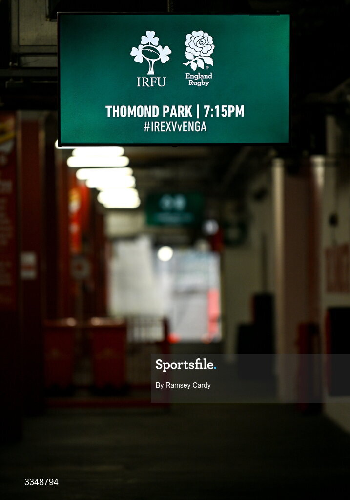 6 February 2026; A general view before the representative fixture rugby union match between Ireland XV and England A at Thomond Park in Limerick. Photo by Ramsey Cardy/Sportsfile