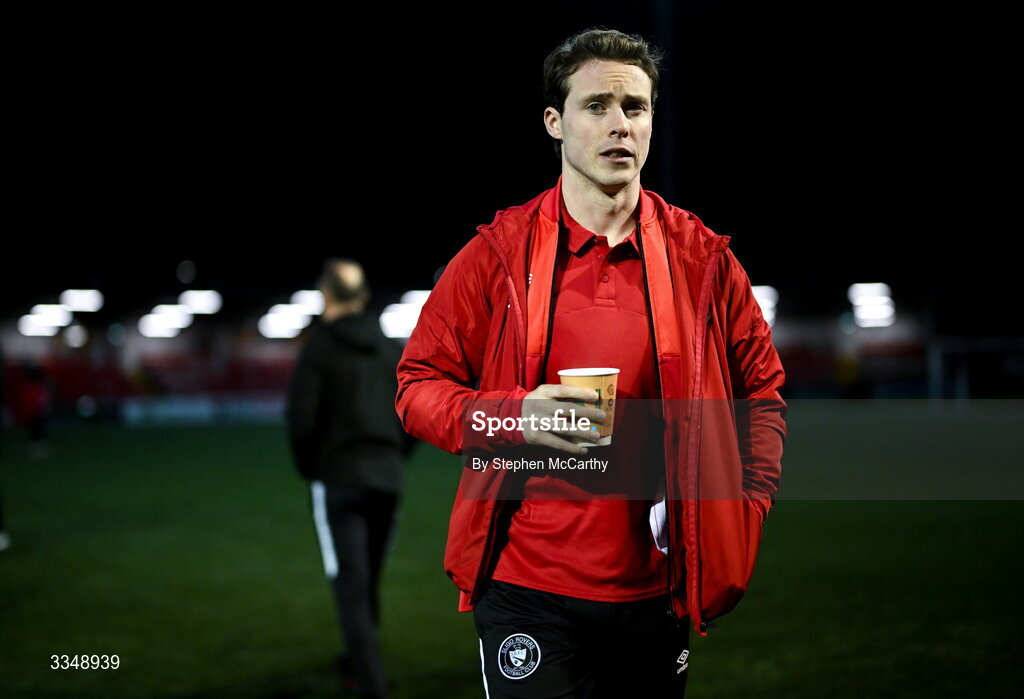 6 February 2026; Will Fitzgerald of Sligo Rovers before the SSE Airtricity Men's Premier Division match between Derry City and Sligo Rovers at The Ryan McBride Brandywell Stadium in Derry. Photo by Stephen McCarthy/Sportsfile