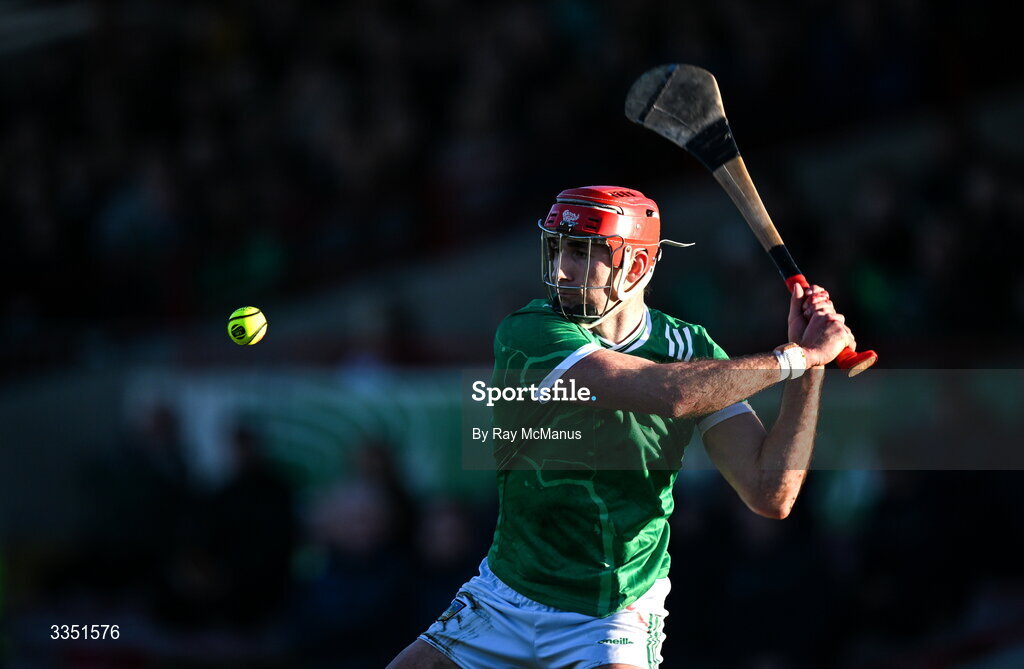 8 February 2026; Barry Nash of Limerick during the Allianz Hurling League Division 1A match between Limerick and Kilkenny at TUS Gaelic Grounds in Limerick. Photo by Ray McManus/Sportsfile