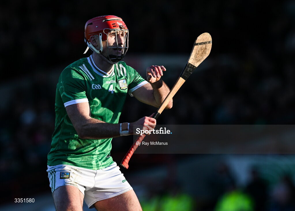 8 February 2026; Barry Nash of Limerick during the Allianz Hurling League Division 1A match between Limerick and Kilkenny at TUS Gaelic Grounds in Limerick. Photo by Ray McManus/Sportsfile