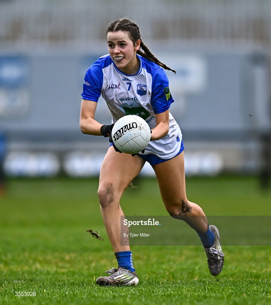 7 February 2026; Ruby Browne of Waterford during the Lidl Ladies National Football League Division 1 Round 3 match between Waterford and Dublin at Dungarvan GAA Club in Dungarvan, Waterford. Photo by Tyler Miller/Sportsfile