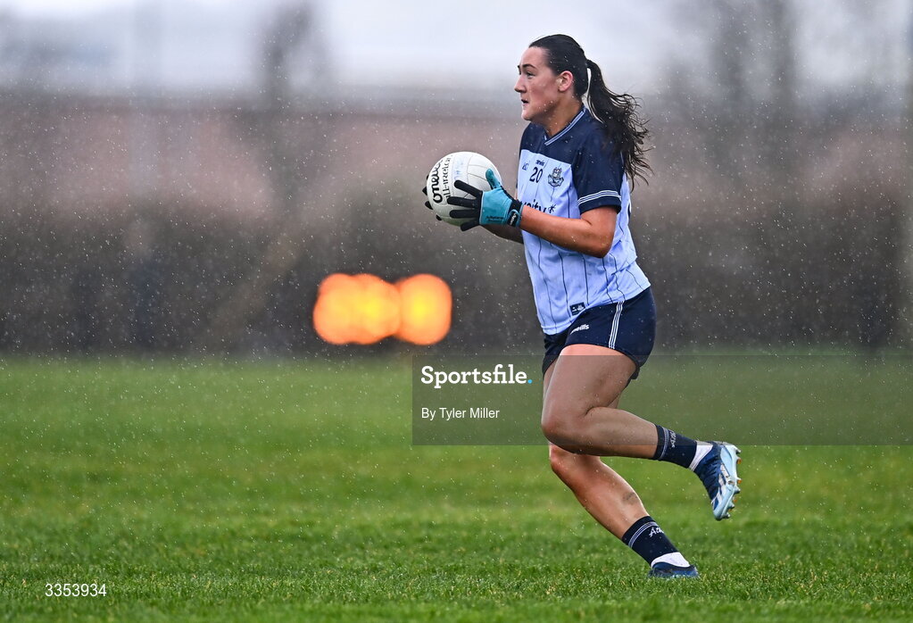 7 February 2026; Niamh Hetherton of Dublin during the Lidl Ladies National Football League Division 1 Round 3 match between Waterford and Dublin at Dungarvan GAA Club in Dungarvan, Waterford. Photo by Tyler Miller/Sportsfile