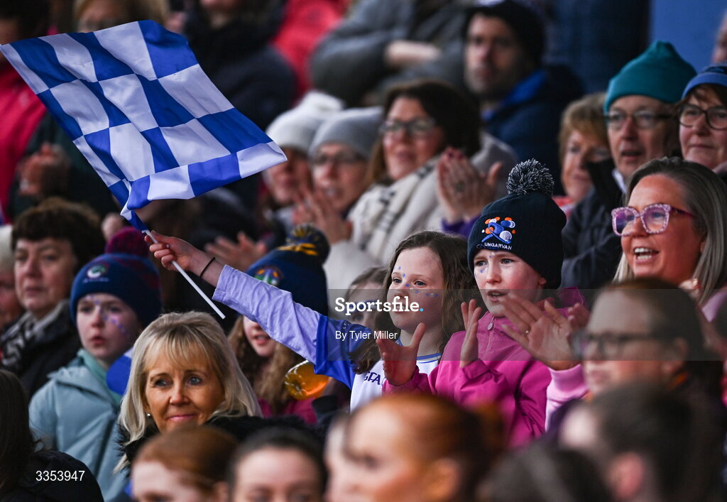 7 February 2026; Waterford supporters during the Lidl Ladies National Football League Division 1 Round 3 match between Waterford and Dublin at Dungarvan GAA Club in Dungarvan, Waterford. Photo by Tyler Miller/Sportsfile