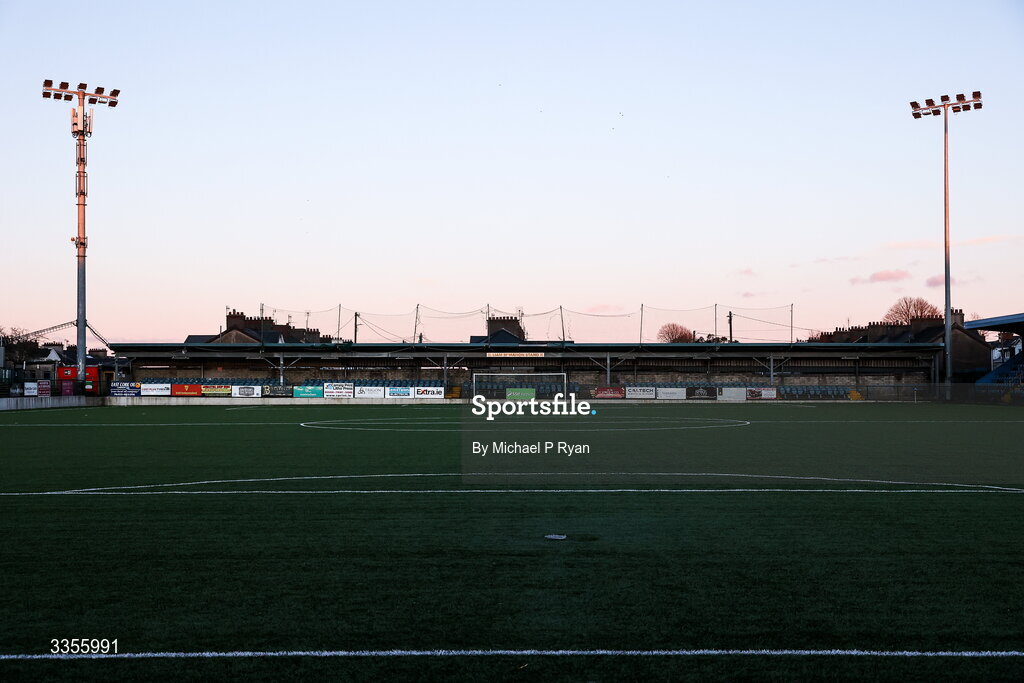 13 February 2026; A general view of St Colman's Park before the SSE Airtricity Men's First Division match between Cobh Ramblers and Wexford at St Colman's Park in Cobh, Cork. Photo by Michael P Ryan/Sportsfile