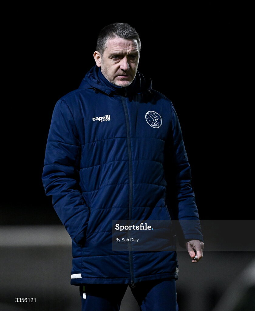 13 February 2026; Bray Wanderers first team coach Paul Heffernan before the SSE Airtricity Men's First Division match between Bray Wanderers and Longford Town at Carlisle Grounds in Bray, Wicklow. Photo by Seb Daly/Sportsfile