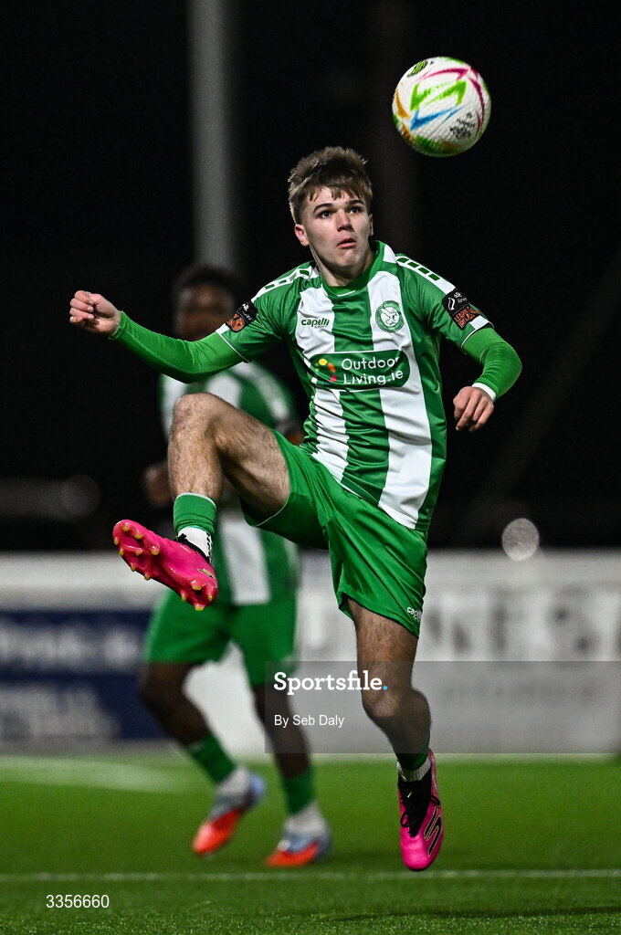 13 February 2026; Billy O'Neill of Bray Wanderers during the SSE Airtricity Men's First Division match between Bray Wanderers and Longford Town at Carlisle Grounds in Bray, Wicklow. Photo by Seb Daly/Sportsfile