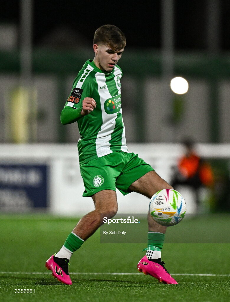 13 February 2026; Billy O'Neill of Bray Wanderers during the SSE Airtricity Men's First Division match between Bray Wanderers and Longford Town at Carlisle Grounds in Bray, Wicklow. Photo by Seb Daly/Sportsfile