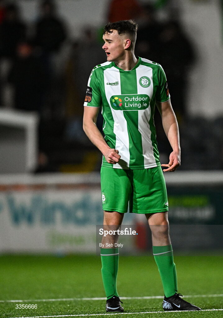 13 February 2026; Daniel Ring of Bray Wanderers during the SSE Airtricity Men's First Division match between Bray Wanderers and Longford Town at Carlisle Grounds in Bray, Wicklow. Photo by Seb Daly/Sportsfile
