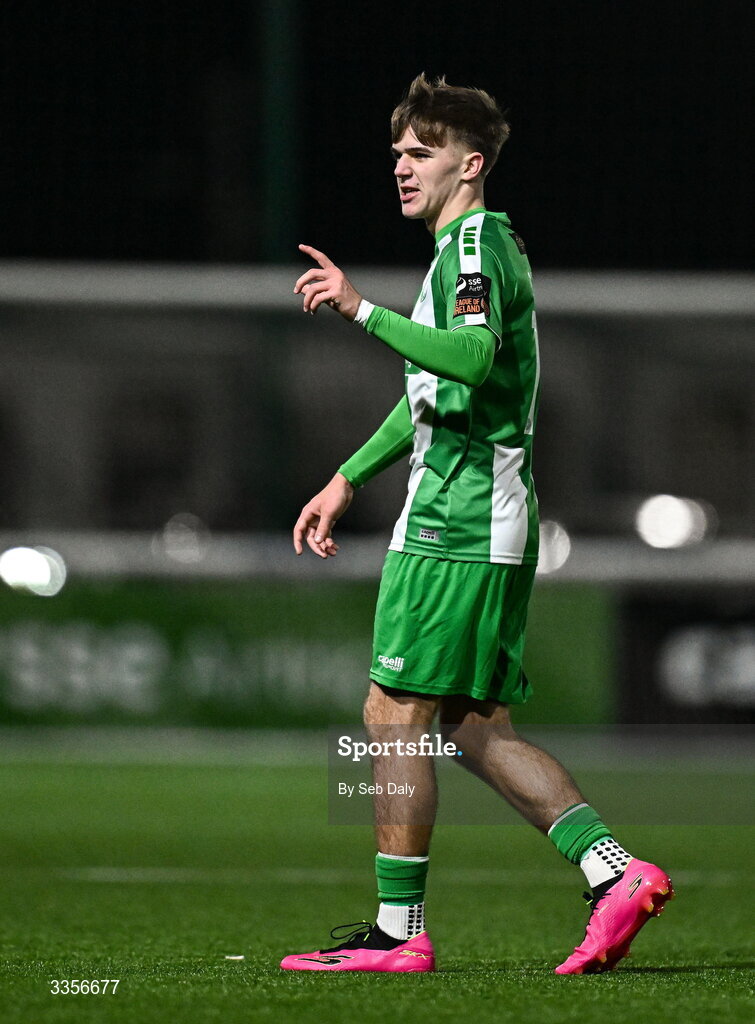 13 February 2026; Billy O'Neill of Bray Wanderers during the SSE Airtricity Men's First Division match between Bray Wanderers and Longford Town at Carlisle Grounds in Bray, Wicklow. Photo by Seb Daly/Sportsfile