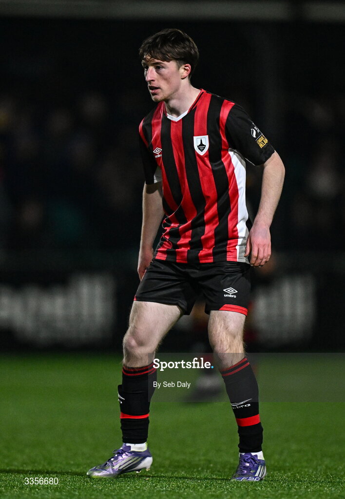 13 February 2026; Aaron Doran of Longford Town during the SSE Airtricity Men's First Division match between Bray Wanderers and Longford Town at Carlisle Grounds in Bray, Wicklow. Photo by Seb Daly/Sportsfile