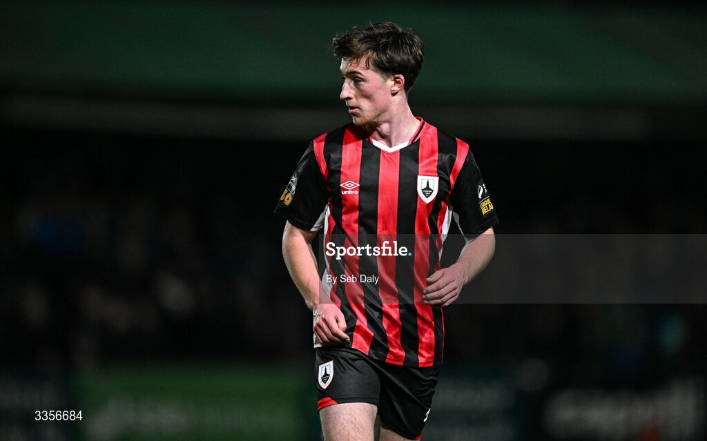 13 February 2026; Aaron Doran of Longford Town during the SSE Airtricity Men's First Division match between Bray Wanderers and Longford Town at Carlisle Grounds in Bray, Wicklow. Photo by Seb Daly/Sportsfile